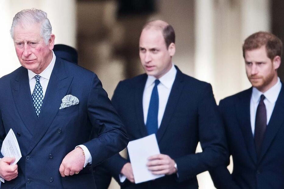 Carlos III, William, Harry 