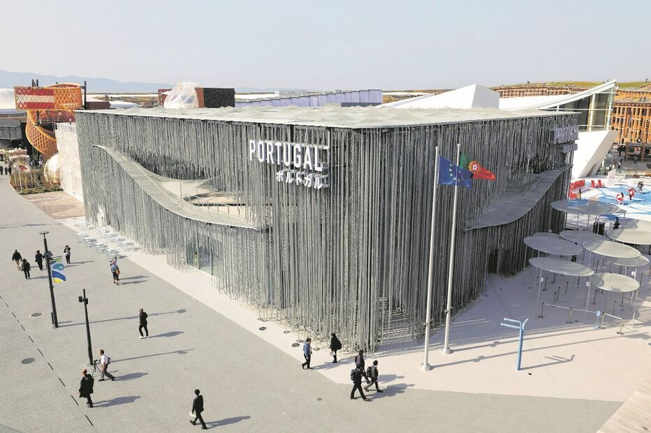 Pavilhão de Portugal tem duas salas multiúsos, um terraço, duas áreas de exposição e uma loja