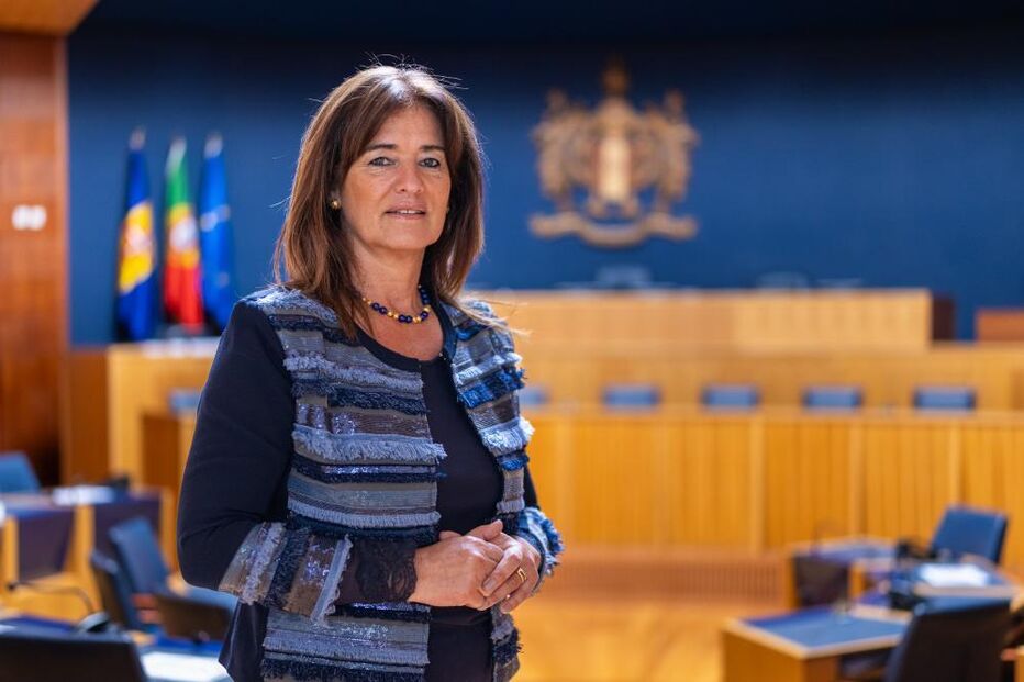 Rubina Leal, presidente da Assemleia Legislativa da Região Autónoma da Madeira