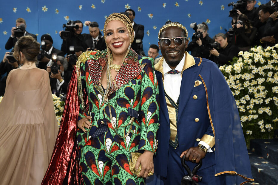 Laurie A. Cumbo e Bobby Digi Olisa no Met Gala 
