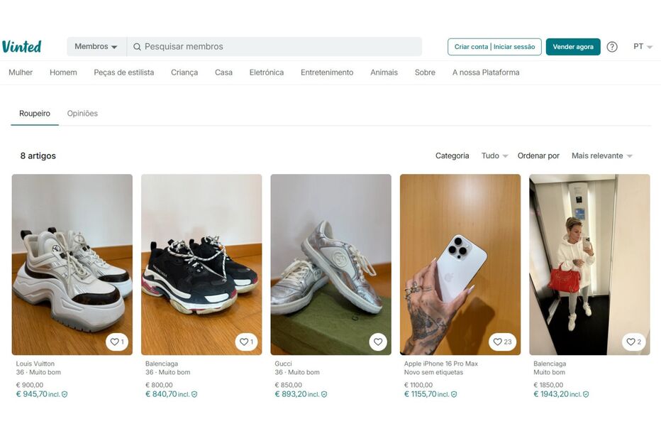 Fanny Rodrigues vende artigos de luxo