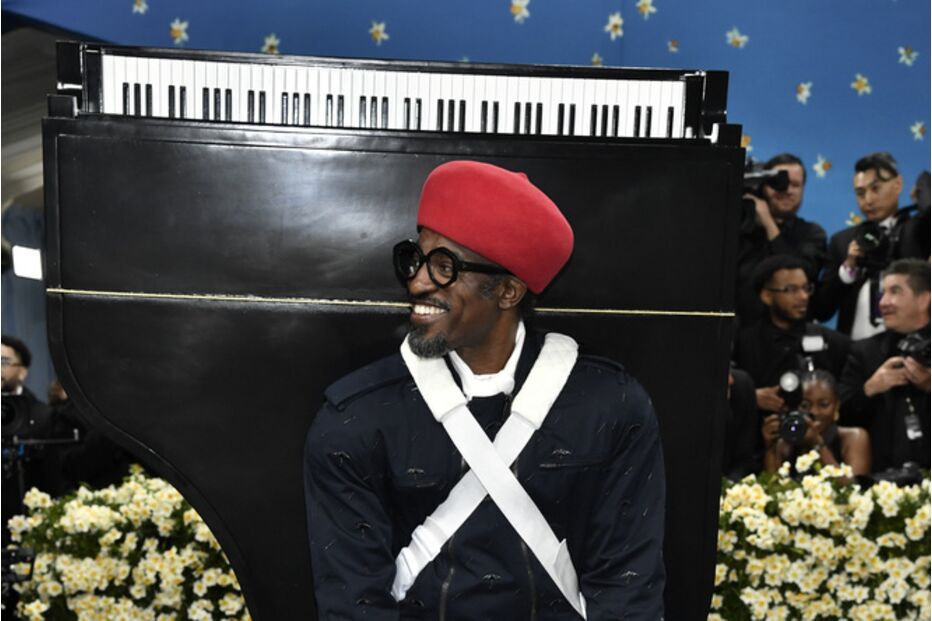 Andre 3000 no Met Gala 