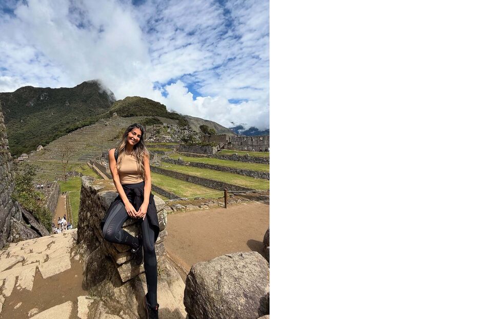 Isabel Figueira em Machu Picchu