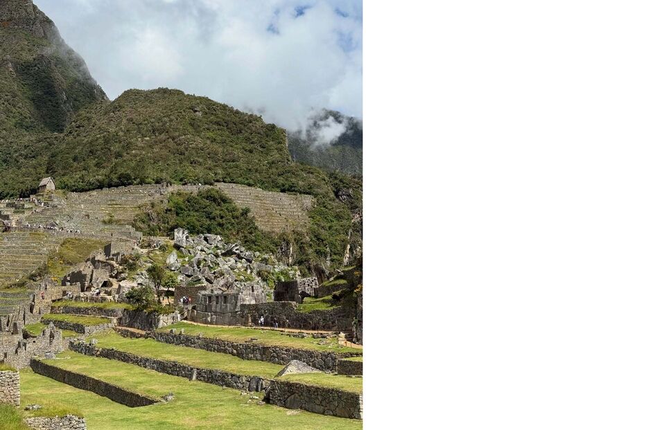 Isabel Figueira em Machu Picchu
