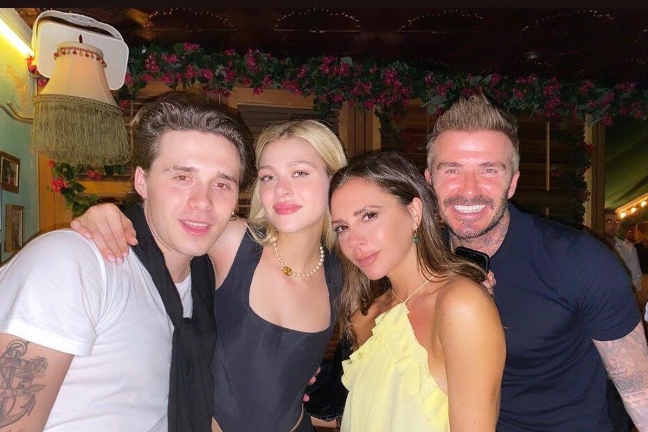 Brooklyn, Nicola Peltz, Victoria e David Beckham
