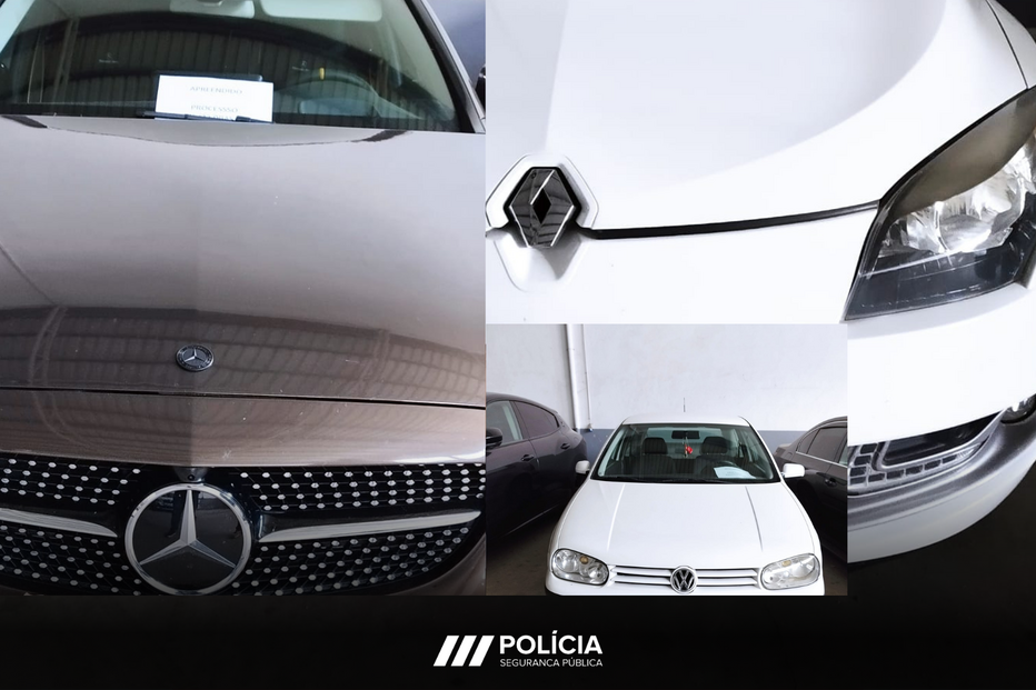 Material apreendido pela PSP no distrito de Aveiro