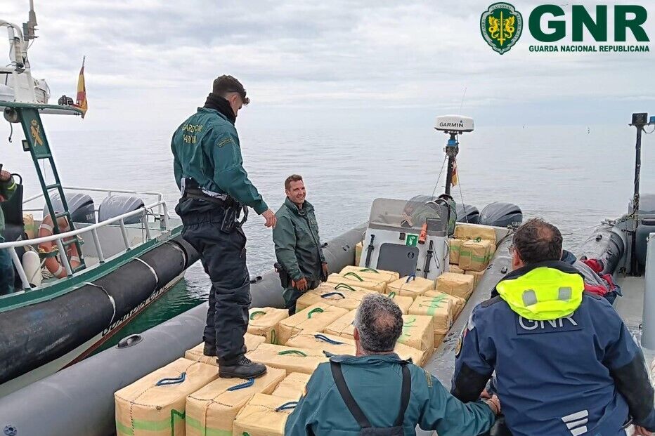 GNR UCCF apreendeu 50 fardos de haxixe no Guadiana