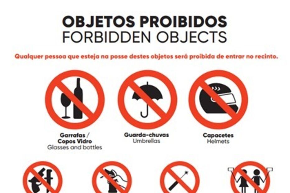 Objetos proibidos