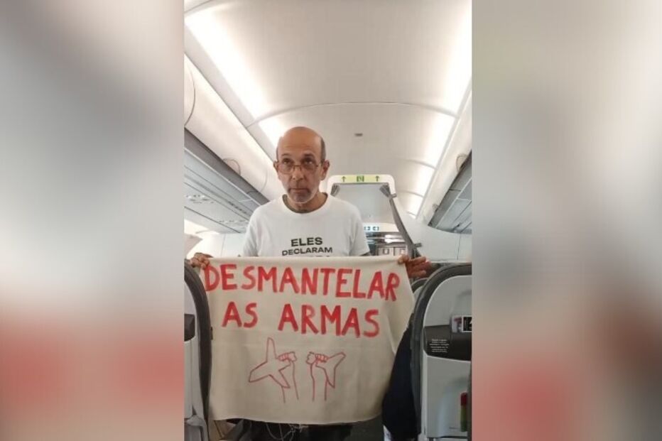 Apoiante do Climáximo perturba partida de voo Porto-Lisboa