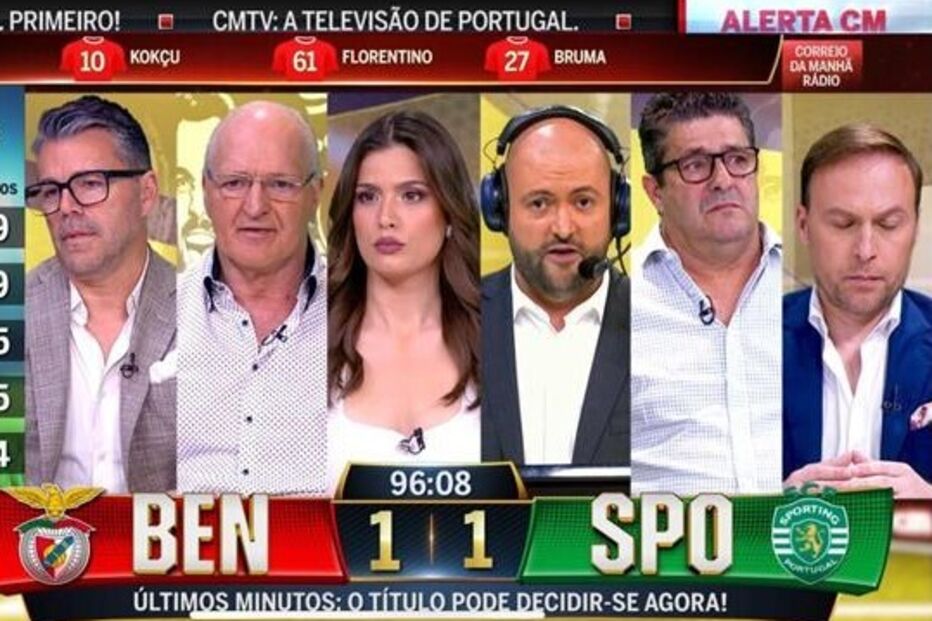 CMTV bate TVI e RTP1 no horário nobre com os três programas mais vistos do dia