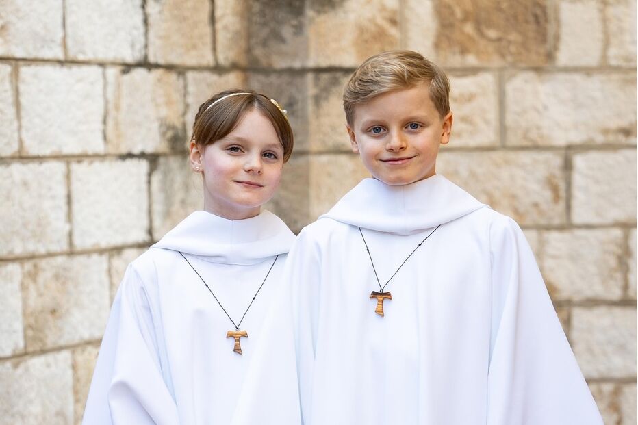 Charlene, Alberto e os filhos gémeos