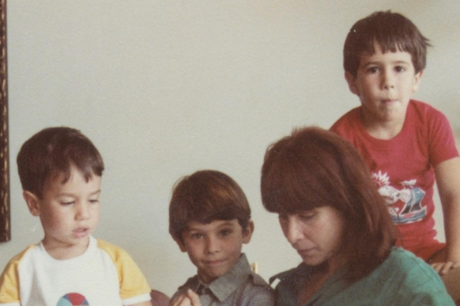 Rita Lee com os filhos