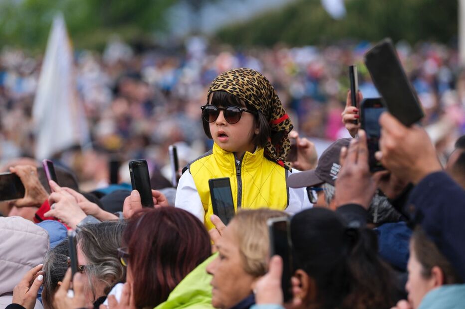 Manhã de 13 de maio no Santuário de Fátima  