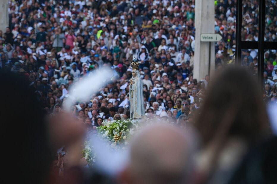 Peregrinos nas celebrações do 13 de maio em Fátima