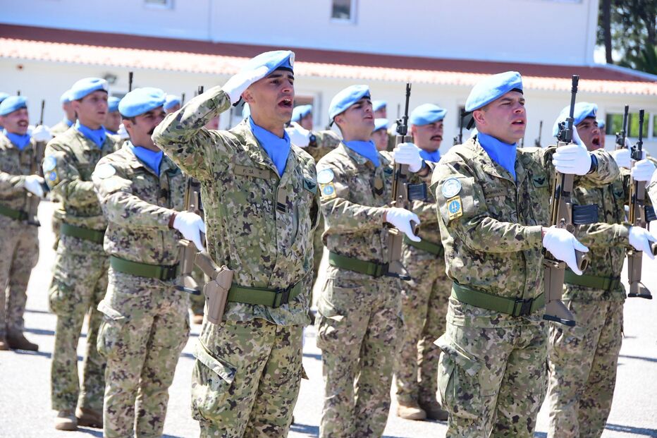 Militares do Exército que vão para a missão