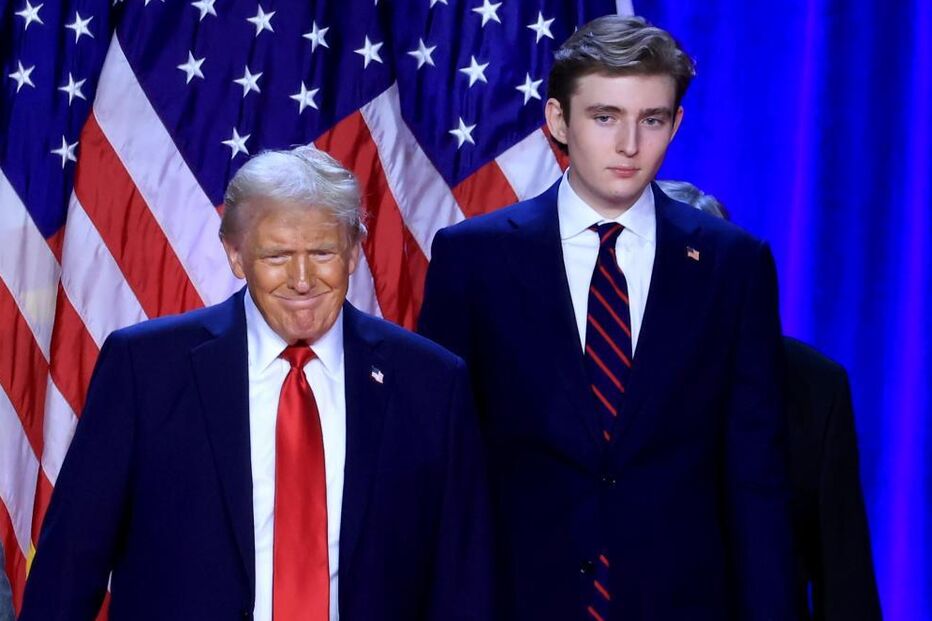 Melania, Donald Trump e Barron