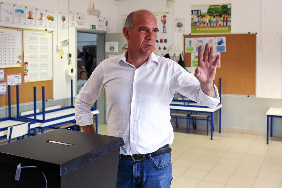 Paulo Raimundo votou em Alhos Vedros 