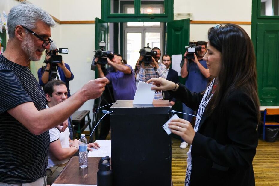 Mariana Mortágua votou em Lisboa
