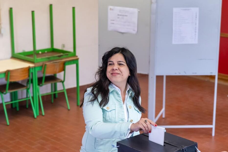 Inês Sousa Real votou em Telheiras