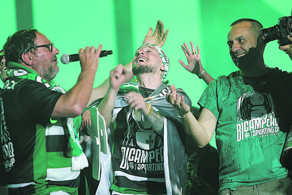 Paulinho teve o sue momento no palco da festa