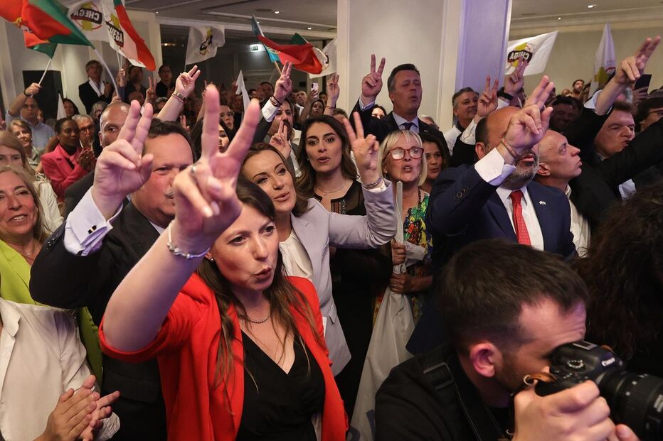 Noite Eleitoral na sede de campanha do partido Chega