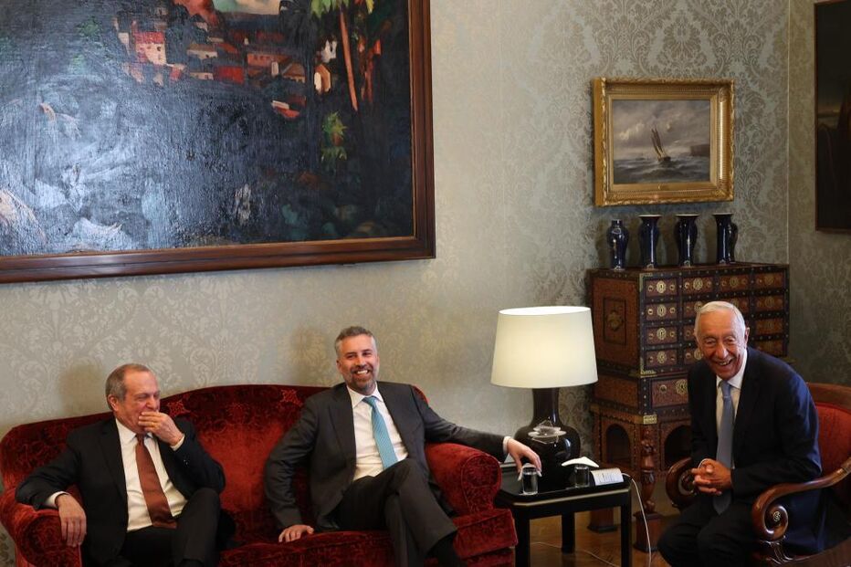 Pedro Nuno Santos com Marcelo Rebelo de Sousa