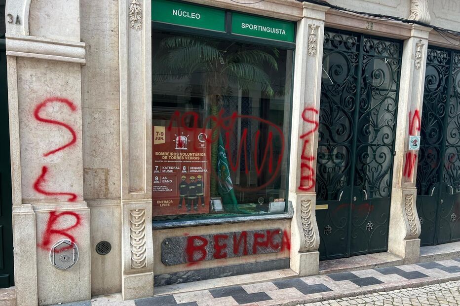 Núcleo sportinguista de Torres Vedras vandalizado