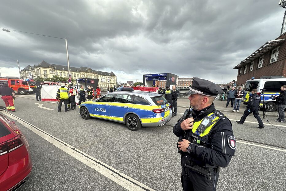 Ataque com faca na Estação Central de Hamburgo