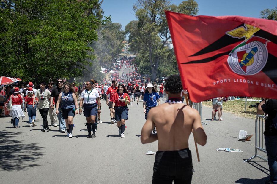 Adeptos do Benfica 