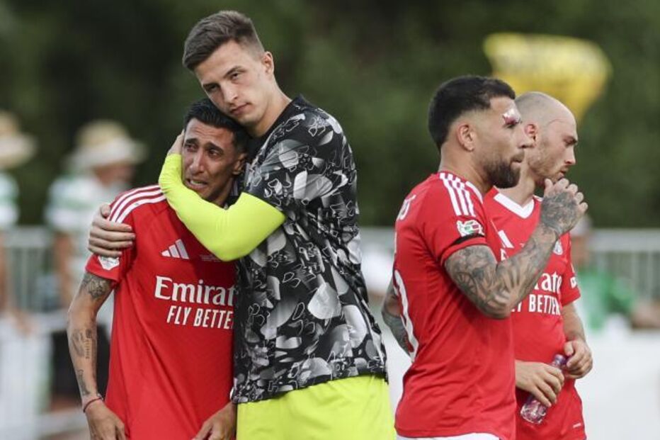 Di María em lágrimas 