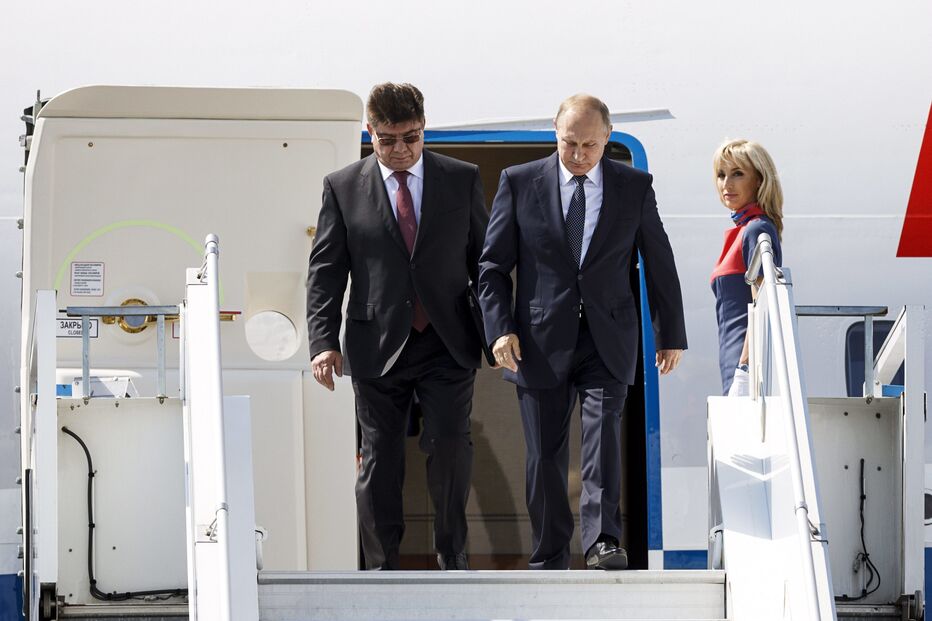 Pavel Kuznetsov e Vladimir Putin