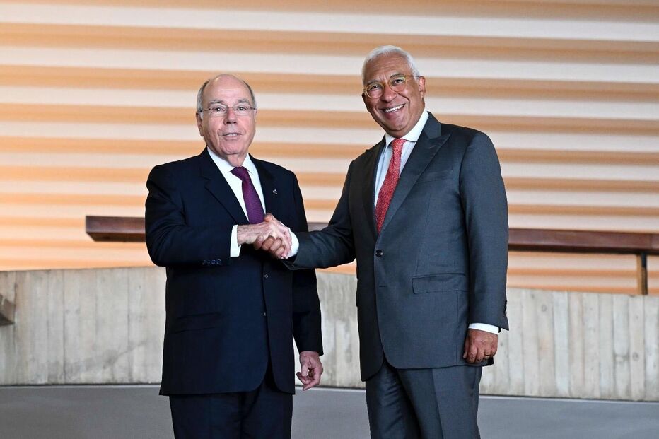 António Costa e Mauro Vieira, ministro das Relações Exteriores brasileiro