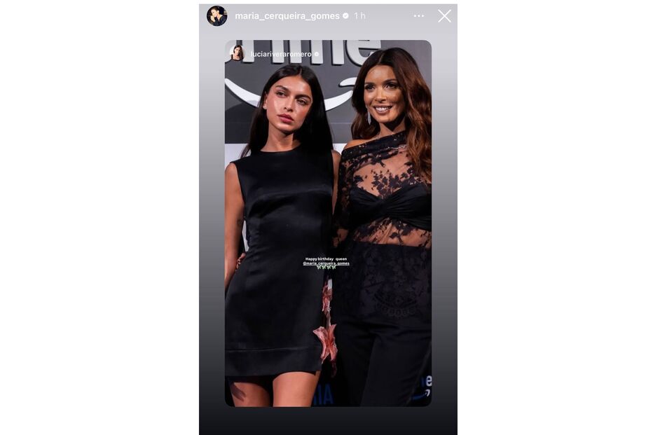 Lucia Rivera assinala aniversário de Maria Cerqueira Gomes