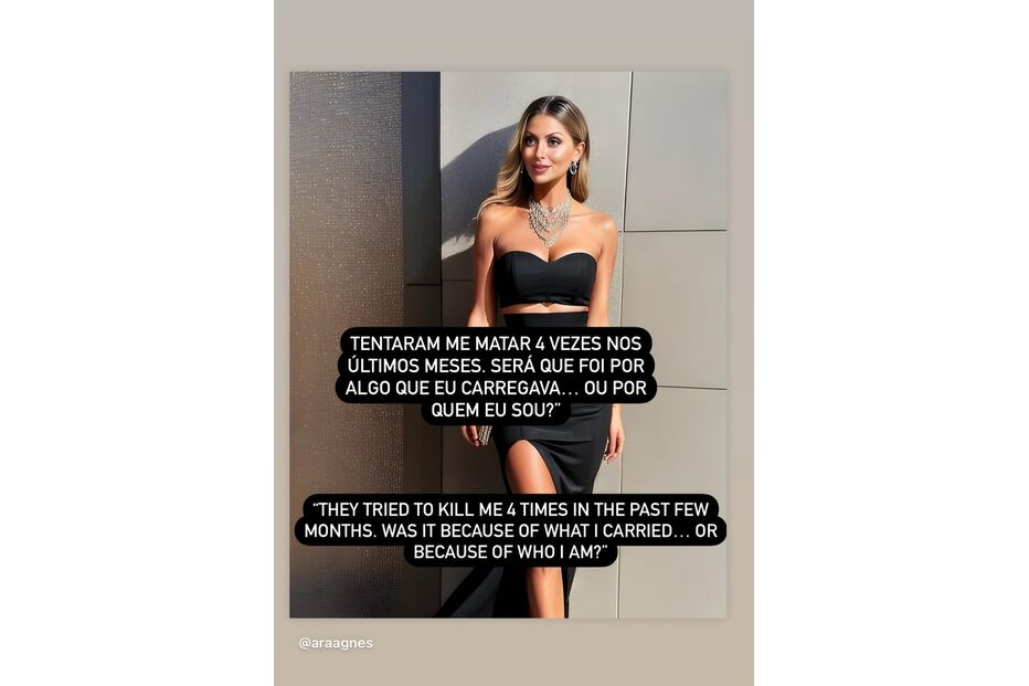 Agnes Arabela revela mensagem