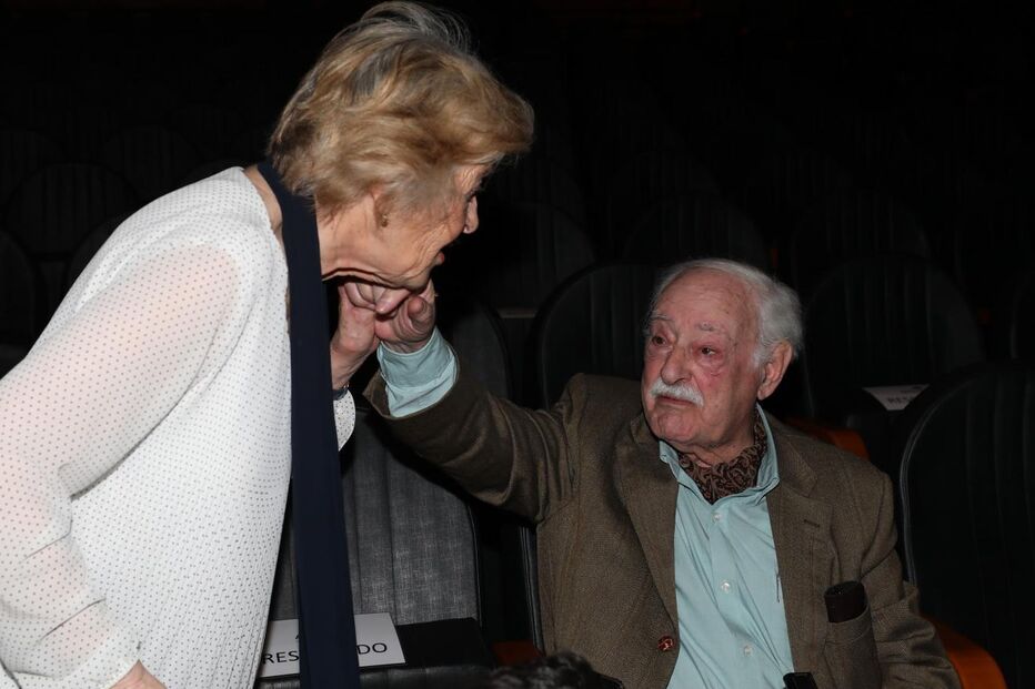 Simone de Oliveira e Ruy de Carvalho em 2022