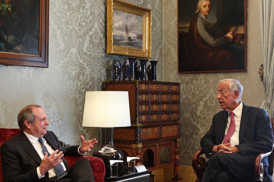 Carlos César com Marcelo Rebelo de Sousa