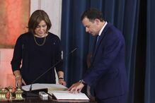 Montenegro toma posse como primeiro-ministro no Palácio Nacional da Ajuda