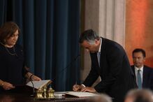 Secretários de Estado tomam posse no Palácio Nacional da Ajuda, com Marcelo Rebelo de Sousa