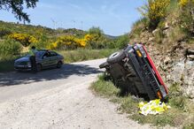 Acidente em Tondela faz cinco feridos, três graves. Helicóptero do INEM prestou auxílio