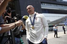 Seleção Nacional recebida em Lisboa após vencer a Liga das Nações na Alemanha