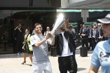 Seleção Nacional regressa a Lisboa após vencer a Liga das Nações em Munique