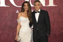 George Clooney e Amal Clooney nos Tony Awards, em Nova Iorque