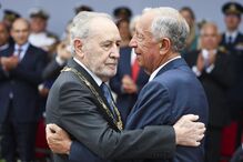 Marcelo Rebelo de Sousa e Carlos Moedas juntos nas celebrações do Dia de Portugal