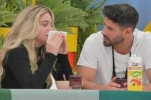 Concorrentes bebem e conversam na casa do Big Brother