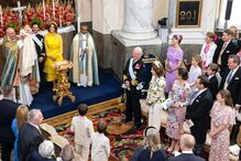 Batizado da princesa Inês na Suécia com a presença da família real