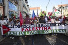 Manifestação em Lisboa exige o reconhecimento do Estado da Palestina pelo Governo