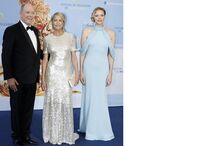 Charlene e Alberto do Mónaco no Festival de Televisão de Monte Carlo