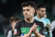 Futebolista do Sporting CP durante jogo