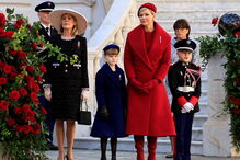 Família real do Mónaco marca presença num evento oficial