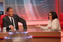 Entrevista com Pedro Pinto e Mariana Cabral em estúdio